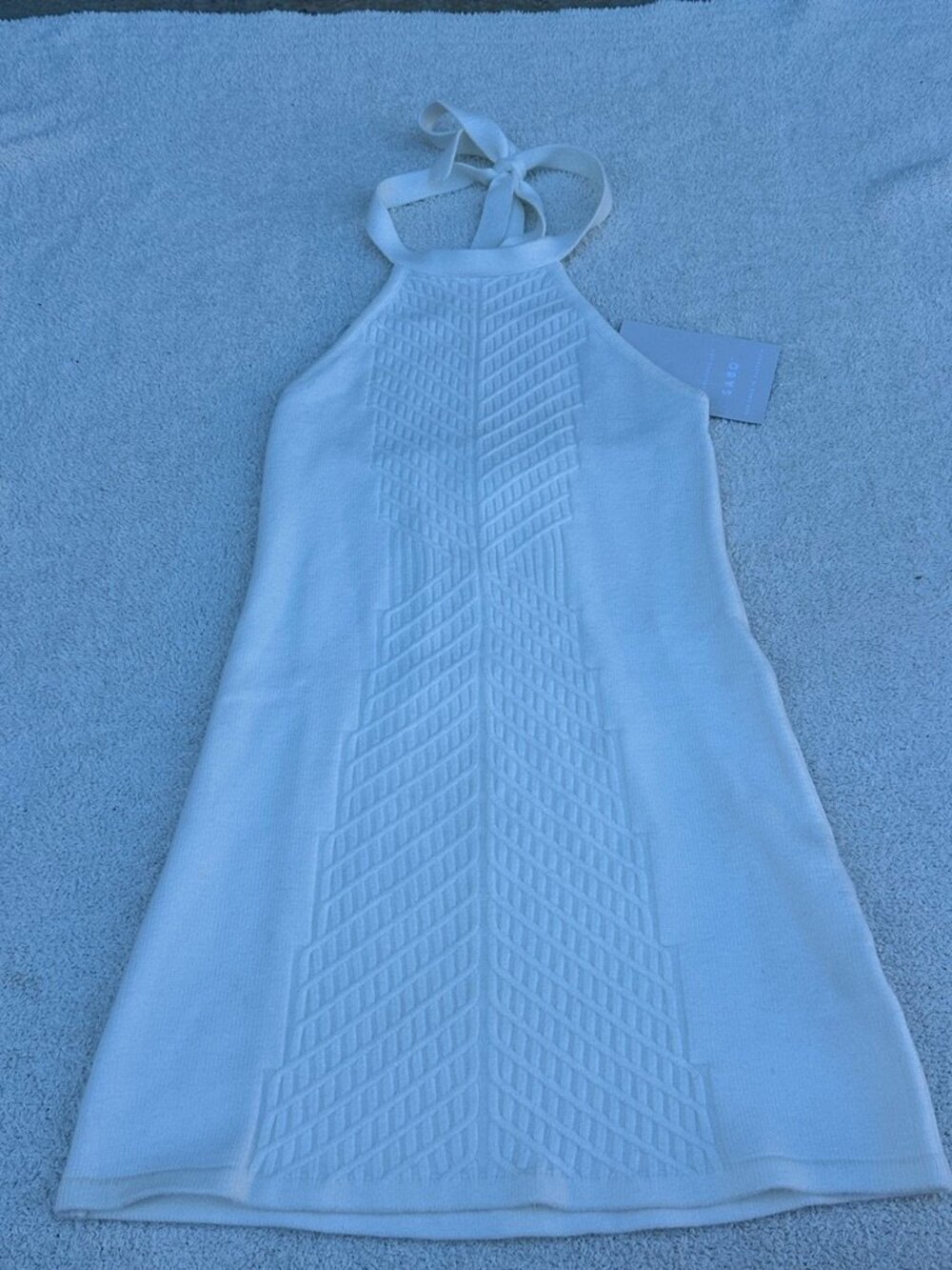 Sabo Skirt Knit Halter Mini Dress NWT - Size XS/2